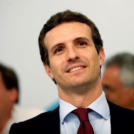 El presidente del Partido Popular, Pablo Casado.- EFE