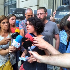 Lorena Merlos, en representació de l'Esquerra Independentista del Barcelonès: