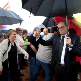 El presidente de la Generalitat, Quim Torra, ha afirmado hoy que el Govern que lidera sabe que "lucha por una causa justa, por un país que lucha por la democracia y la libertad", y ha aseverado: "No vamos a defendernos, vamos a atacar a este Estado injus