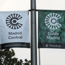 Carteles anunciadores de Madrid Central. / Ayuntamiento de Madrid.