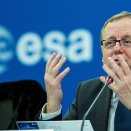El director general de la Agencia Espacial Europea (ESA), Jan Wörner. (RAÚL CARO | EFE)