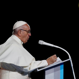 El Papa Francisco durante su visita a Irlanda./EFE