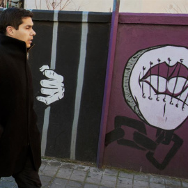 El sacerdote acusado de abusos sexuales a nueve menores de entre 11 y 14 años en las inmediaciones de la Audiencia Provincial de Ciudad Real, este miércoles. | EFE