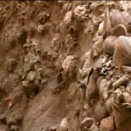 Hallan 70 cuerpos, entre ellos 15 niños, sepultados bajo el altar de la catedral de Lima (Perú)