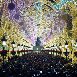 29/11/19 - Encendido de las luces de Navidad en Málaga. / EUROPA PRESS