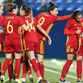 La selección española de fútbol femenino arranca el mundial de Francia/. Twitter @mariona8co