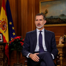 El Rey Felipe VI dirige a los españoles el tradicional mensaje de Navidad | EFE