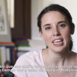 Irene Montero en el vídeo que ha publicado en Instagram.