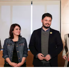 Reunión entre PSOE y ERC de cara a la investidura de Pedro Sánchez - JESÚS HELLÍN / EUROPA PRESS