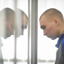 Vadim Shishimarin, durante el juicio que se celebra en KIev, a 19 de mayo de 2022.