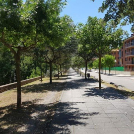 Imagen del Passeig Josep Borrell en la Pobla del Segur. (EP)