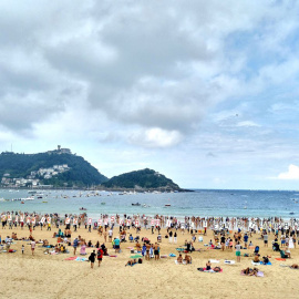 Protesta en Donostia contra la incineradora.- @ErrausAurkMugi