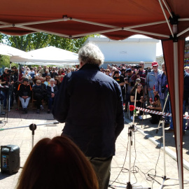 Homenaje a las víctimas del franquismo en La Almudena. MEMORIA Y LIBERTAD