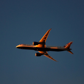 Un avión de British Airways (una de las aerolíneas del 'holding' IAG, del que forma parte también Iberia) volando sobre Londres. REUTERS/Toby Melville