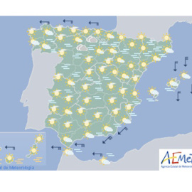 Previsión meteorológica para el 27 de diciembre. / AEMET