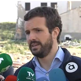 27/12/2019 - El líder del PP, Pablo Casado, en Almoradí (Alicante). / EUROPA PRESS