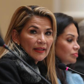 La presidenta interina de Bolivia, Jeanine Áñez. / EFE