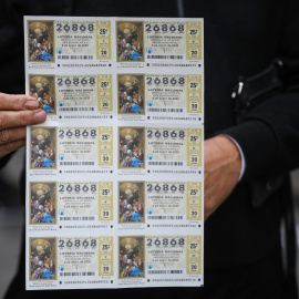 Diez boletos de la Lotería del Niño. EUROPA PRESS