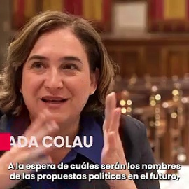 Ada Colau: sobre  el proyecto de Yolanda Díaz