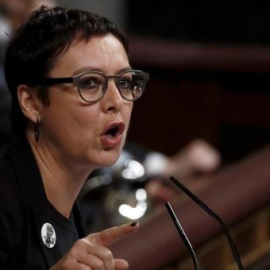 Montse Bassa en la seva intervenció al Congrés. EFE / MARISCAL.