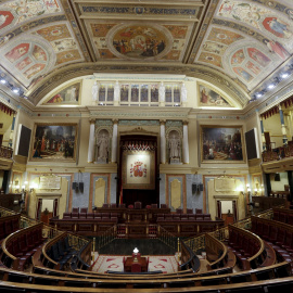 Vista del Hemiciclo del Congreso de los Diputados. REUTERS/Sergio Perez