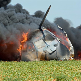 Una fotografía de las impactantes fotografías que ha difundido Europa Press