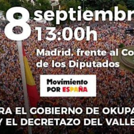 Cartel de la convocatoria | Movimiento por España