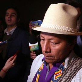 Imagen de archivo del senador colombiano Feliciano Valencia. EFE