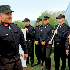 El neonazi Marian Kotleba, líder del Partido del Pueblo-Nuestra Eslovaquia, en una imagen de archivo / REUTERS