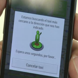 Aplicación para pedir taxi a través del 'smartphone'