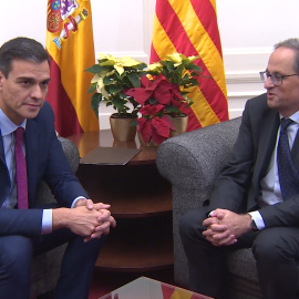 Sánchez quiere ver a Torra en Barcelona la primera semana de febrero
