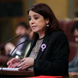 La portavoz socialista en el Congreso, Adriana Lastra. / Europa Press