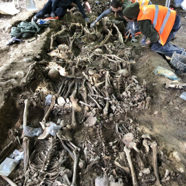 (30/5/2022) Exhumaciones en el cementerio de Begoña (Bilbao)