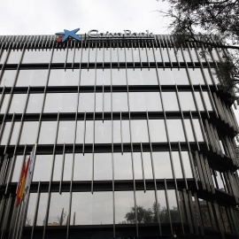 Edificio de la sede de CaixaBank en el madrileño Paseo de la Castellana. E.P./Eduardo Parra