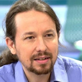 Pablo Iglesias en una entrevista para Telecinco en la que ha propuesto un referéndum a nivel nacional para decidir sobre los toros
