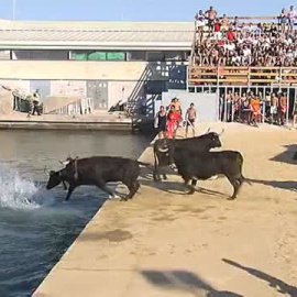 Imagen de archivo de los Bous a la Mar de Dénia.