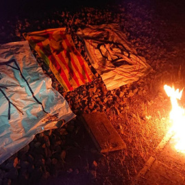 Una de les fotografies que Acció per la Independència ha penjat a les xarxes.