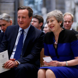 David Cameron y Theresa May en un acto oficial. REUTERS/Archivo.