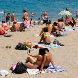 Imagen de una playa en Las Palmas.