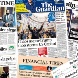 Periódicos asalto al capitolio