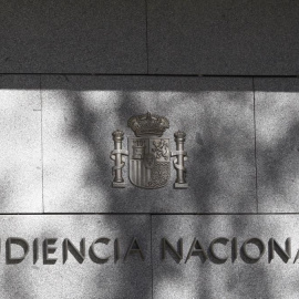 Entrada del edificio de la Audiencia Nacional, en Madrid. EFE