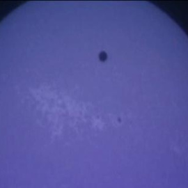 El tránsito de Venus sobre el sol se hace visible en la Tierra