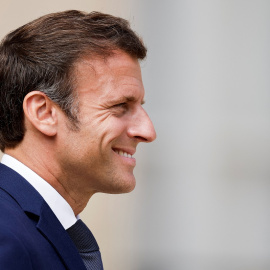 10/06/2022 El presidente de Francia, Emmanuel Macron, en el Palacio del Eliseo, en París