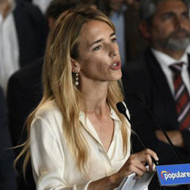 Cayetana Álvarez de Toledo, candidata del PP por Barcelona. / VÍCTOR LERENA (EFE)