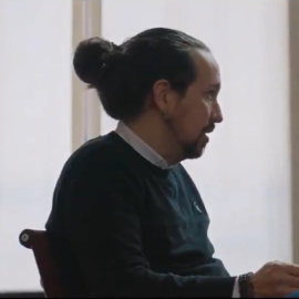 Imagen de Pablo Iglesias durante su entrevista en 'Salvados'.