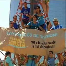 200 asociaciones ecologistas protestan contra la reforma de la Ley de Costas