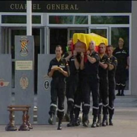 Torrejón acoge el funeral del militar muerto en el incendio de Cáceres