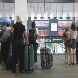 Huelga de trenes al inicio de las vacaciones de agosto