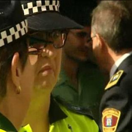 Compañeros despiden a la policía fallecida en el tiroteo de Madrid