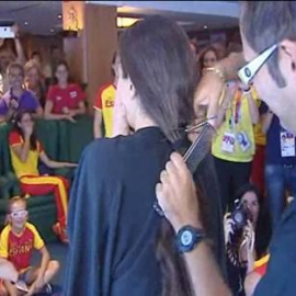 Las nadadoras de sincronizada se rapan sus melenas